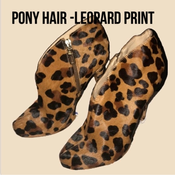 SCHUTZ Shoes - ! Schulz Sexy Leopard 🐆 5’ heel Boots-Size 8